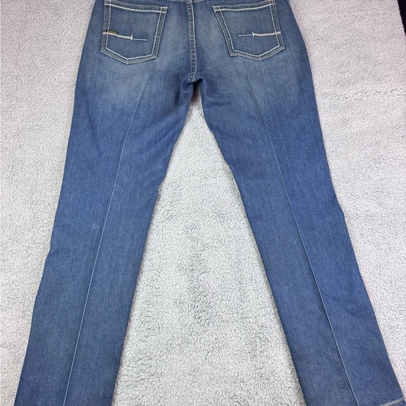 Ariat Rebar Jeans Mens 40x34 Blue M5 Slim Straight Leg Cotton Blend Work Cowboy - Picture 6 of 10